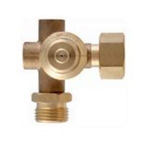 Soporte Pulverizador Regulable Columna Latón con Entronque