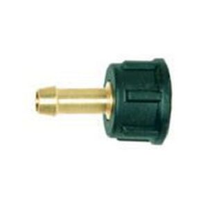 Racor Tuerca 18 Plástico Espiga Latón 8 mm
