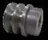 Polea 2 Canales para Motor D60 - Eje 25