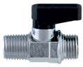 Mini Llave Esfera 1/4" M-M