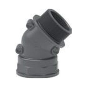Racor Curvo 45º Hembra - Macho 2" Plástico