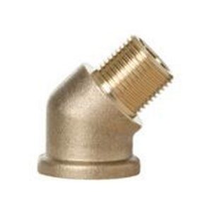 Codo 45º M-H 3/8" Latón