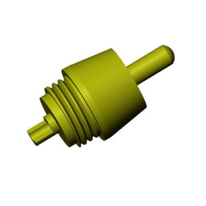 Conector macho RCA sin el capó INFACO 343P